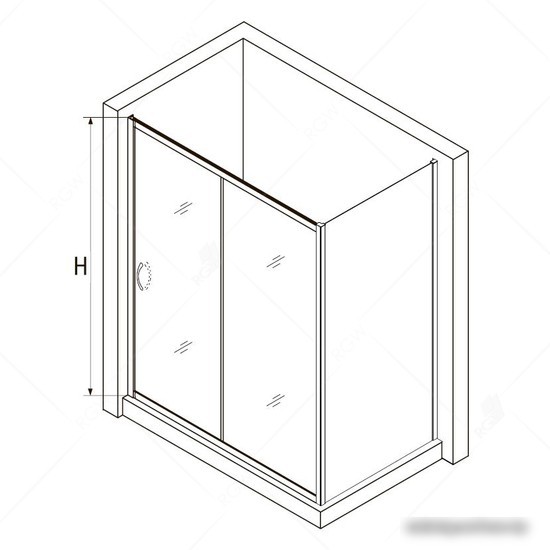 Душевой уголок RGW PA-76 130x100 (хром/прозрачное стекло) - фото товара