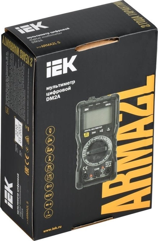 Мультиметр IEK ARMA2L 5 DM2A – фото товара