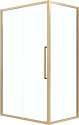 Душевой уголок Grossman Cosmo 100x80x195 120.K33.02.1080.32.00 (золото сатин/стекло прозрачное) - изображение в каталоге