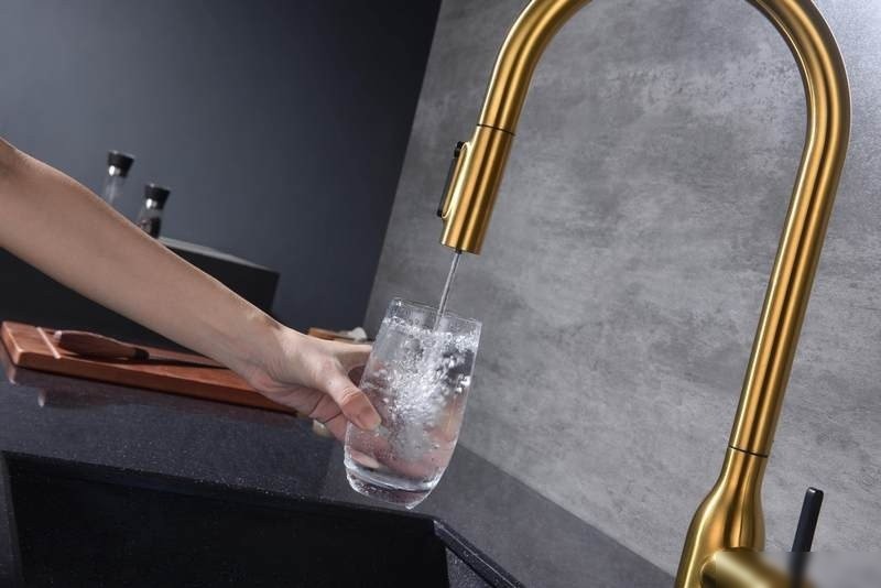 Смеситель Paulmark Iniversal Un213880-BG (золото/брашированное золото) - фото товара