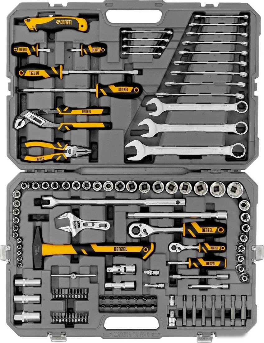 Набор домашнего мастера Denzel 15804 (122 предмета) – фото товара