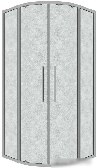 Душевой уголок Grossman Cosmo 100x100x195 301.K33.02.1010.10.02 (хром/шиншилла стекло) - изображение в каталоге