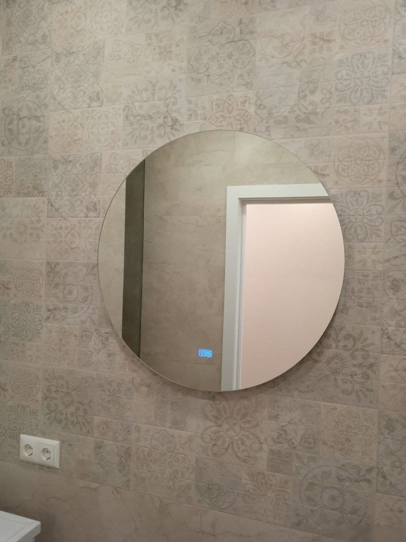 Пекам Зеркало Ring Fly-sp 80x80 ringFly-80x80sp (с подсветкой и подогревом, с сенсором на прикосновение) – фото товара