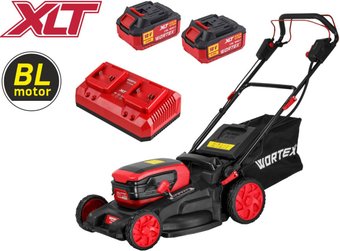 Газонокосилка Wortex CLM 4536-4 XLT Set 2334160 (с 2-мя АКБ) – изображение в каталоге