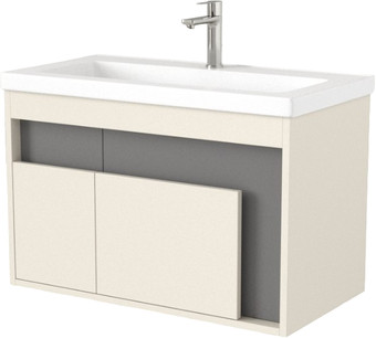 Дабер Тумба под умывальник 016 Тобага/Эридан 80 Т16.8Т.0.19 (бежевый/серый) – изображение в каталоге