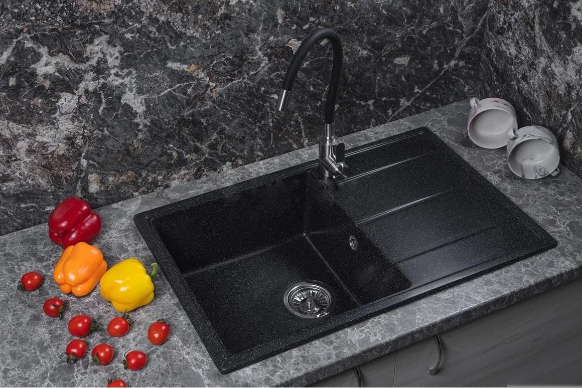 Кухонная мойка Marblan Magnum L (черный) - фото товара