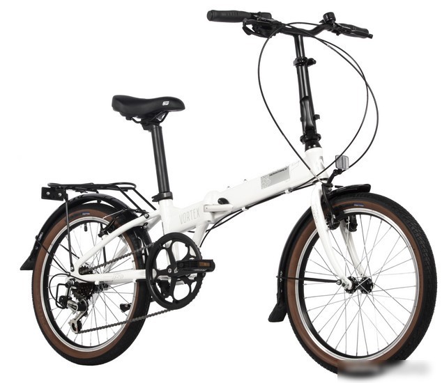 Велосипед Novatrack Vortex Alloy 6V 2024 20AFV.VORTEX.WT4 (белый) – фото товара