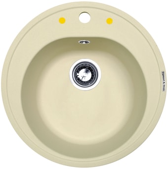 Кухонная мойка Zigmund & Shtain Kreis 505 (молодое шампанское) - изображение в каталоге