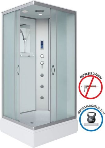 Душевой уголок Niagara NG-33084-14QF 100x80x215 (матовое стекло) - изображение в каталоге