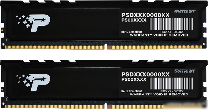 Оперативная память Patriot Signature Premium 2x32ГБ DDR5 4800МГц PSP564G4800KH1 – изображение в каталоге