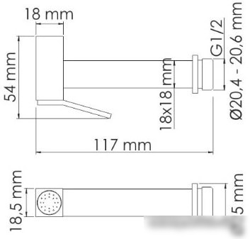 Гигиенический душ Wasserkraft A136 - фото товара