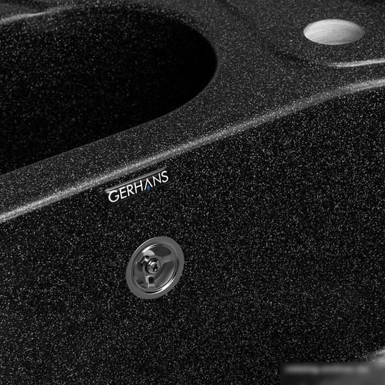 Кухонная мойка Gerhans E02 (черный) - фото товара