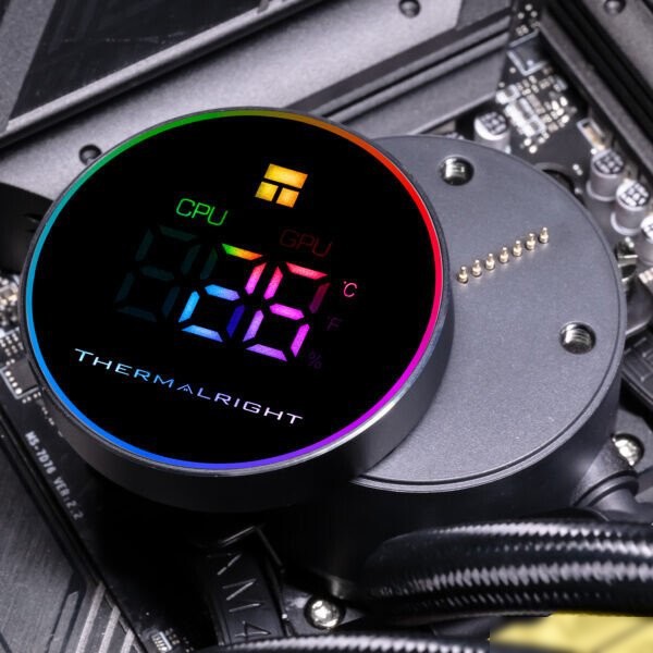 Система жидкостного охлаждения для процессора Thermalright Frozen Magic 360 Digital ARGB V2 (черный) – фото товара