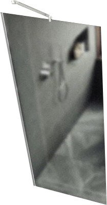 Душевая стенка MaybahGlass 195х109 MGD-680-1у (сатин/белый матовый) - изображение в каталоге