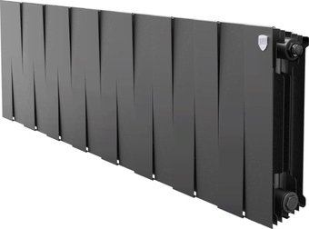 Биметаллический радиатор Royal Thermo PianoForte 300 Черный - 16 секций - изображение в каталоге