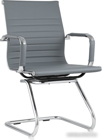 Офисное кресло TopChairs Visit D-101L (серый) – изображение в каталоге