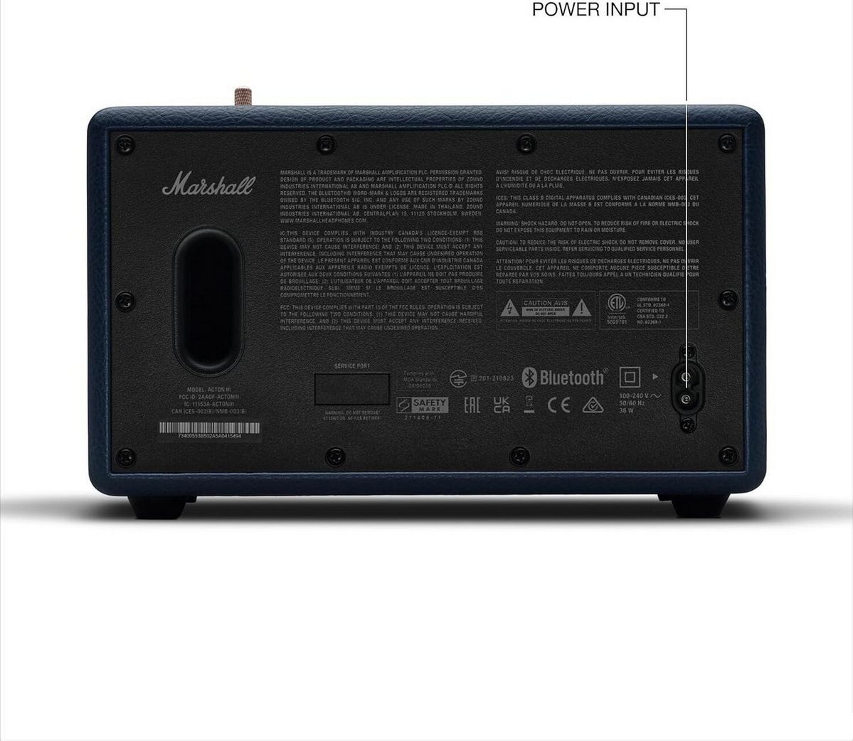 Беспроводная колонка Marshall Acton III (синий) – фото товара