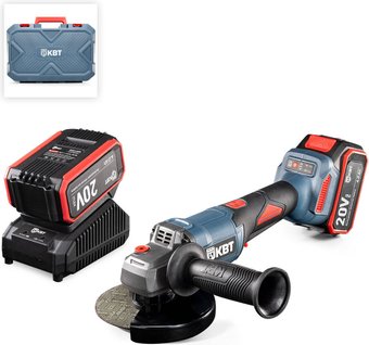 Угловая шлифмашина КВТ GB-20-125R (с 2-мя АКБ, кейс) – изображение в каталоге
