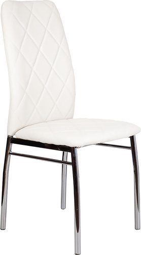 Стул AksHome Adele (белый APU 002/хром) – изображение в каталоге