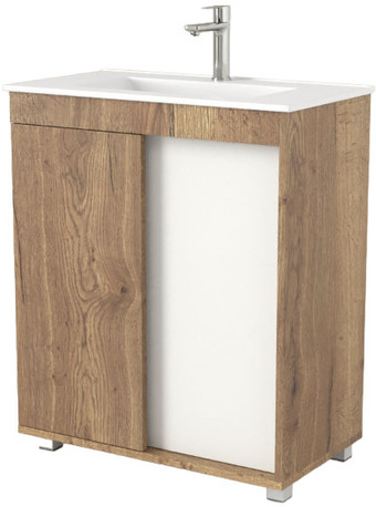 Дабер Тумба под умывальник 013 WeltWasser Deilbach 7517-70 Т13.7W.0.21 (дуб галифакс/белый) – изображение в каталоге