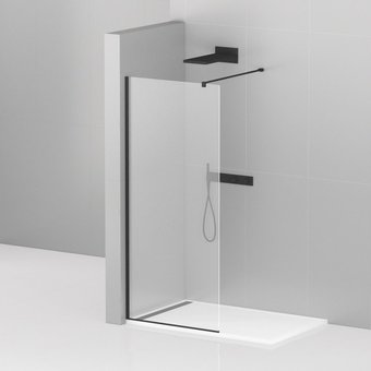 Душевая стенка Cezares LIBERTA-L-1-130-120-C-NERO - изображение в каталоге