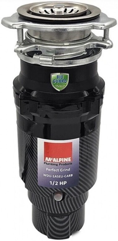 Измельчитель пищевых отходов McAlpine Perfect Grind Slim WDU-1ASEU-CARB - фото товара