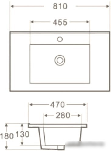 Умывальник WeltWasser Deilbach 7506-80 - фото товара