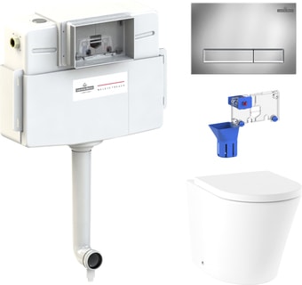 Унитаз Lavinia Boho Relfix Biore 5 в 1 87060230 (хром пластик) - изображение в каталоге