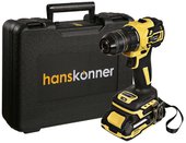 Дрель-шуруповерт Hanskonner HCD2065C (с 2-мя АКБ, кейс) – изображение в каталоге