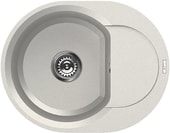 Кухонная мойка Elleci Easy Round 600 Bianco Titano 68 - изображение в каталоге
