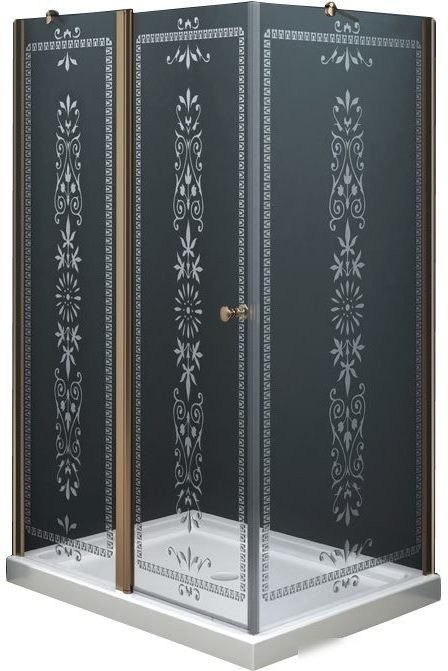 Душевая стенка Cezares Royal PALACE-A-30-FIX-CP-Br (боковая) - фото товара