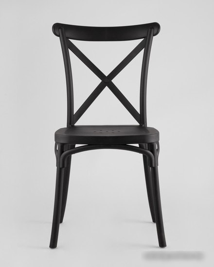 Стул Stool Group Кроссбэк пластиковый (черный) – фото товара
