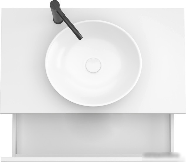 ЗОВ Тумба под умывальник Кито 70 K70LA0MWMC (аттик/белый матовый) – фото товара