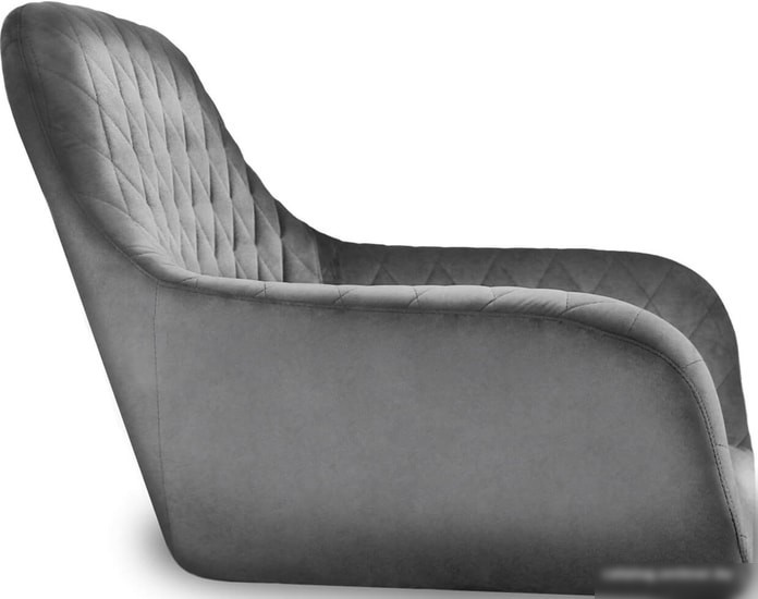 Стул с подлокотниками Sheffilton SHT-ST38/S37 (угольно-серый/хром лак) – фото товара