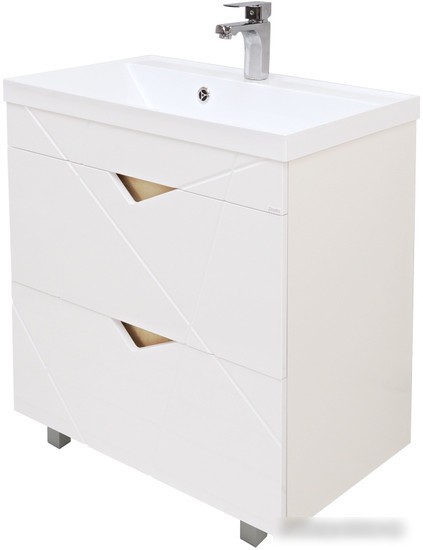 Doratiz Тумба под умывальник Doratiz Фьорд 70 9908.186 (дуб бунратти/белый) – изображение в каталоге