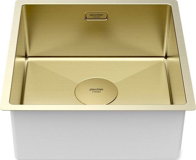 Кухонная мойка Paulmark Next 44 UNI PM214444-LG (золото/светлое золото) - фото товара