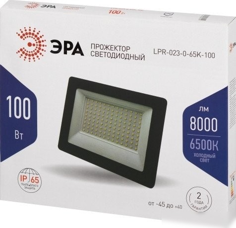 Уличный прожектор ЭРА LPR-023-0-40K-100 – фото товара