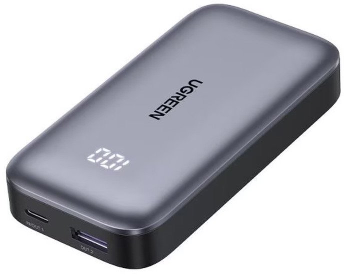 Внешний аккумулятор Ugreen PB502 10000mAh (серый) – изображение в каталоге