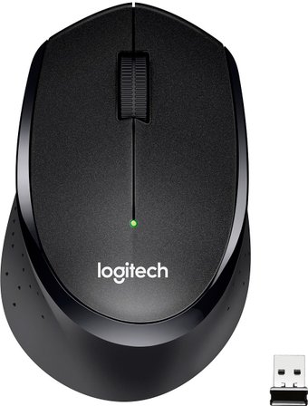 Мышь Logitech M330 Silent Plus (черный) – изображение в каталоге
