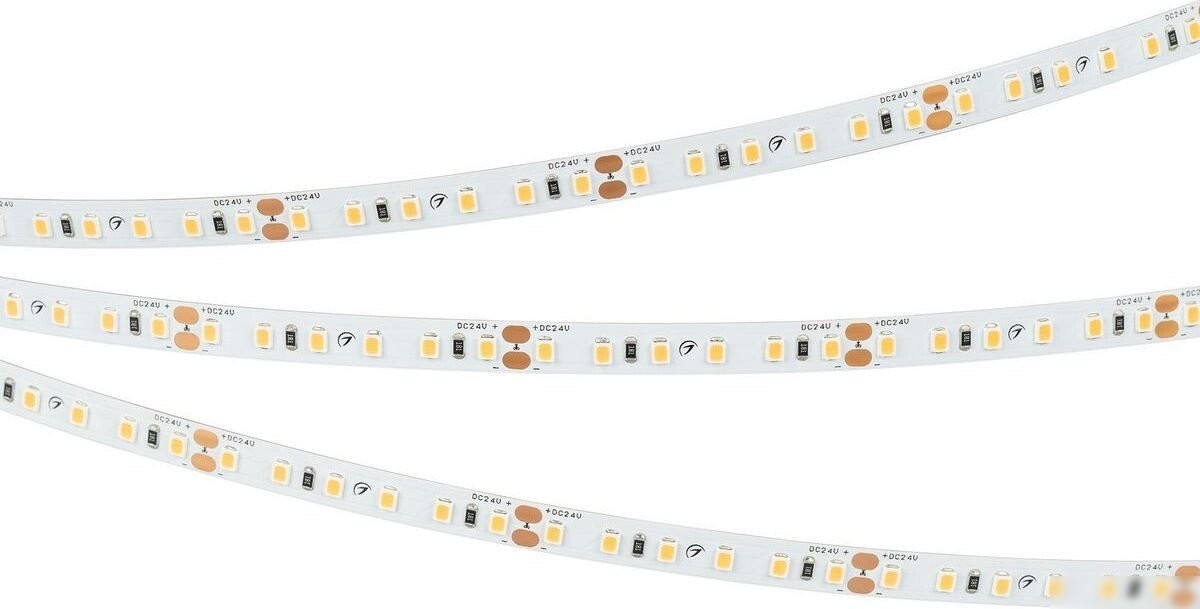 Светодиодная лента Arlight 6W/m 120Led/m 2835SMD персиковый 5M RT-A120-8mm 24V Peach Fuzz 047719 – фото товара