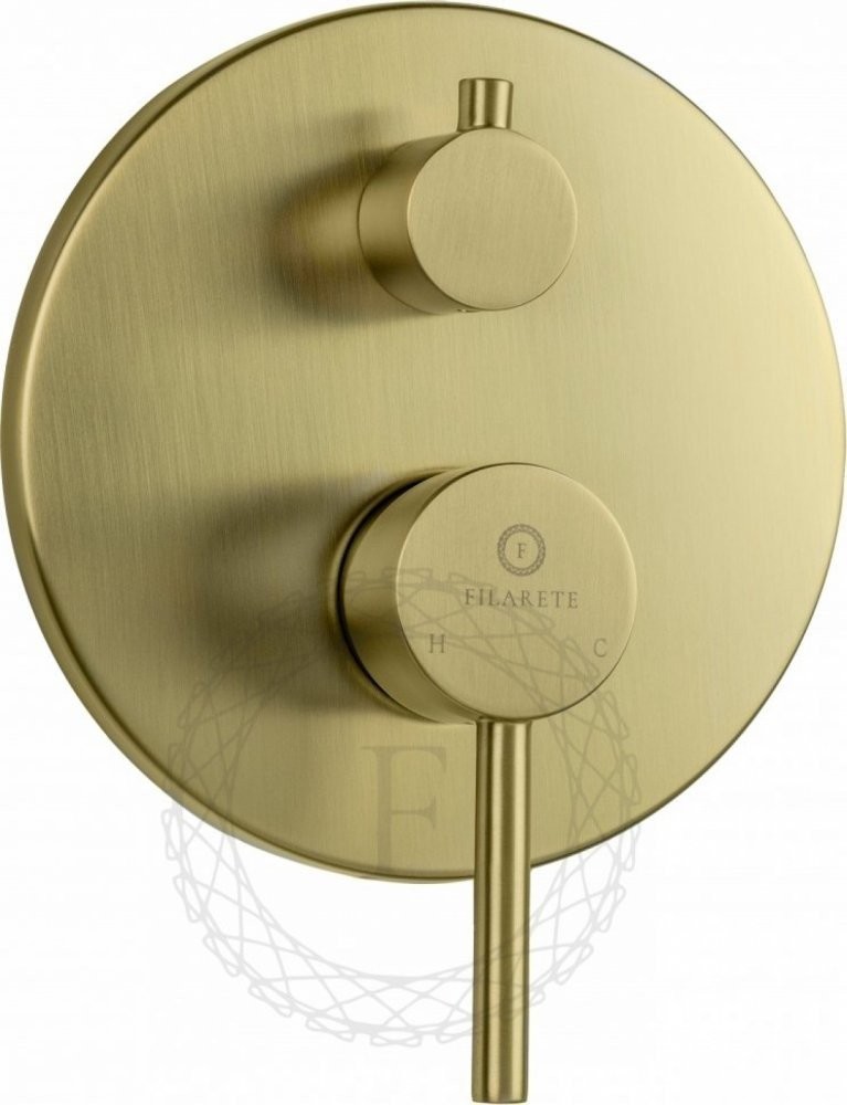 Душевая система Filarete Roun FL1022 (матовое золото) - фото товара