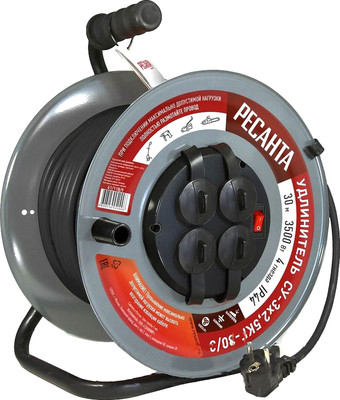 Удлинитель Ресанта СУ-3х2.5КГ-30/3 – изображение в каталоге