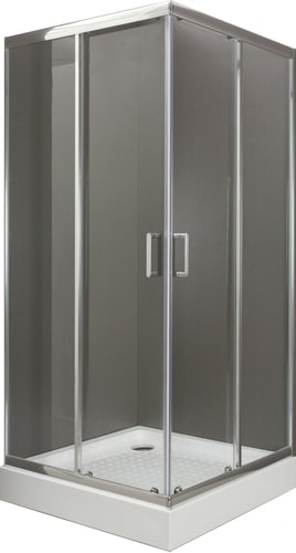 Душевой уголок BelBagno UNO-195-A-2-80-C-Cr (прозрачное стекло) - изображение в каталоге