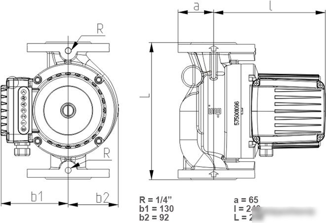 Циркуляционный насос IMP Pumps GHNbasic II 40-190F - фото товара