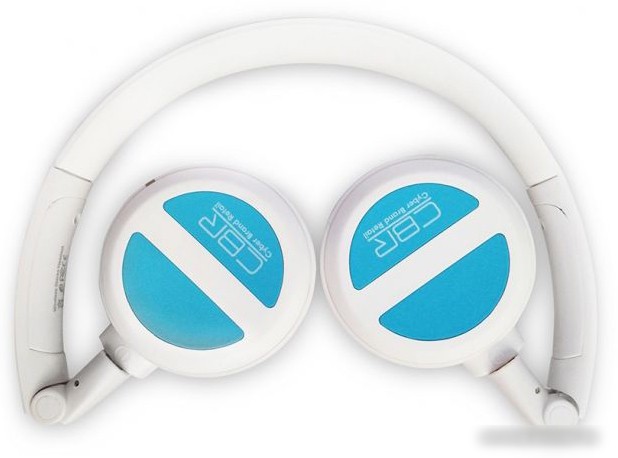 Наушники CBR CHP 633 Bt (белый/голубой) – фото товара