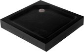 Душевой поддон Saniteco Т003 (80х80, черный) - изображение в каталоге