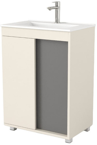 Дабер Тумба под умывальник 013 60 Т13.6.0.19 (бежевый/серый) – изображение в каталоге