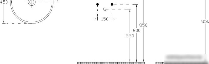 Умывальник Isvea SistemaY Soft 10SY65045SV (белый) - фото товара