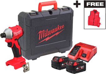 Винтоверт Milwaukee M18 BLIDRCMC-402C 4933499457 (с 2-мя АКБ, кейс) – изображение в каталоге