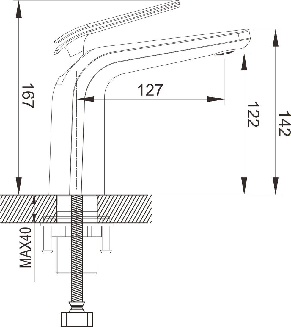 Смеситель Rose R3901C - фото товара